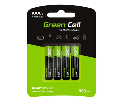 Bateria lub akumulatorek Green Cell 4x AAA HR03 950mAh GR03